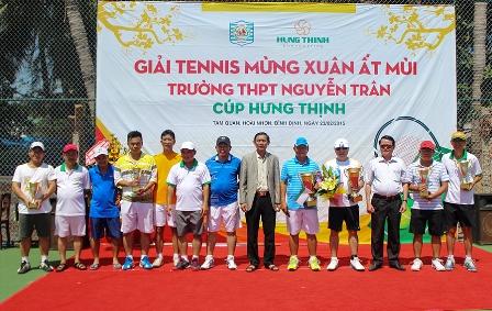 Lễ khánh thành sân tennis trường PTTH Nguyễn Trân - Tháng 01-2015